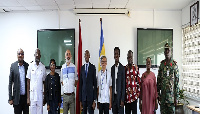 Director General of GPHA, Michael Luguje (middle)