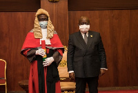 Akufo-Addo with Justice Yonny Kulendi