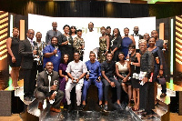 MTN Team in a group picture with the awards won