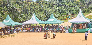 A scene from Darmang Catholic Basic School’s anniversary celebrations