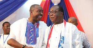 John Boadu, Acting General Secretary of NPP and Freddie Blay, Acting Chairman, NPP