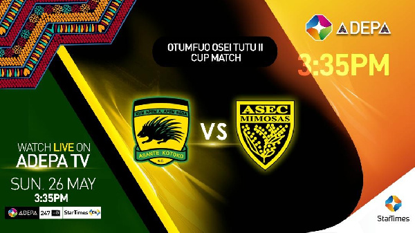 StarTimes is set to show the match between Kotoko and Asec