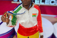 Winnifred Ntumi won bronze