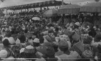 Scene from the durbar organised in Kumasi to honour Colonel Ignatius Kutu Acheampong