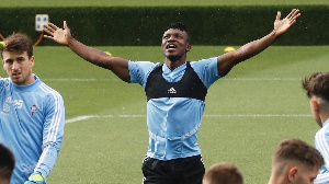 Joseph Aidoo has made two appearances for Celta Vigo this season