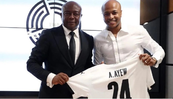 Andre Ayew was unveiled by Qatari side Al Sadd on Thursday, July 22