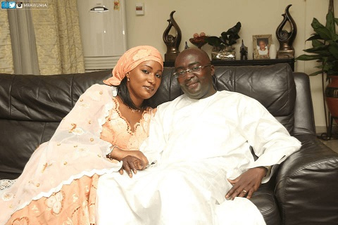 Vice President Dr. Mahamudu Bawumia with his wife Samira Bawumia