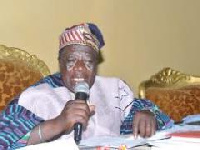 Naa Prof John S. Nabila, President of National House of Chiefs