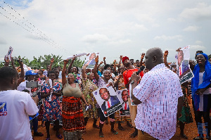 Cocoa Farmers At NPP Campaign