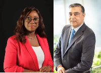 Judith Haizel, Compliance Director at Absa Bank Ghana & Dr Bryan Robinson, Prez. of BEN-Africa