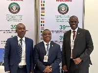 Michael Kofi Andoh (left), Winfred Kwasi Dodzi (middle) and Henry Bukari (right)