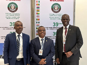 Michael Kofi Andoh (left), Winfred Kwasi Dodzi (middle) and Henry Bukari (right)