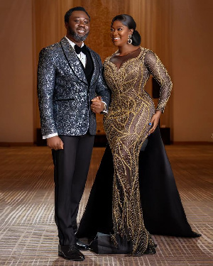 Mercy Johnson and husband