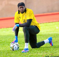 Ati-Zigi featured in the Black Stars training at the Accra Sports Stadium on Wednesday, June 14