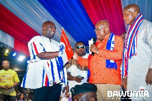 Akufo Addo Hands Over To Bawumia NPP