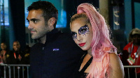 Lady Gaga and her boyfriend