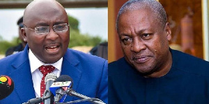 Dr Mahamudu Bawumia, Vice president and John Mahama