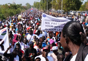 Gambia Protestors 9876