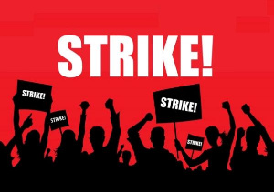 Upcoming strikes involve CETAG, UTAG, CLOGSAG, and Organized Labor, demanding better conditions