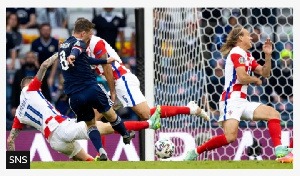 Callum McGregor scored Scotland's only goal of Euro 2020 against Croatia