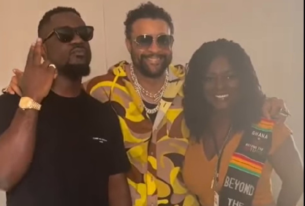 Sarkodie, Shaggy and Akosua Dentaa Amoateng MBA