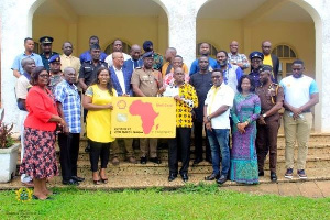 Personnel from Vivo Energy and others in a group picture