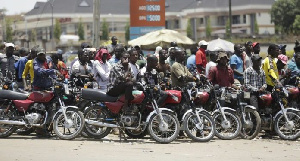 File photo: Okada riders