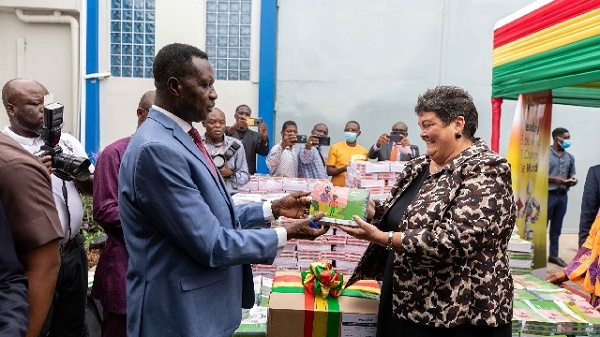 Minister of Education, Yaw Adutwum and US Ambassador to Ghana, Virginia Palmer