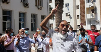 FILE PHOTO: Medical staff protest for higher pay and better working conditions in Rabat, Morocco