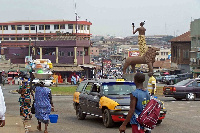 File photo: A cross section of a suburb in Kumasi