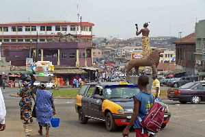 Kumasi is part of the areas observing the lockdown