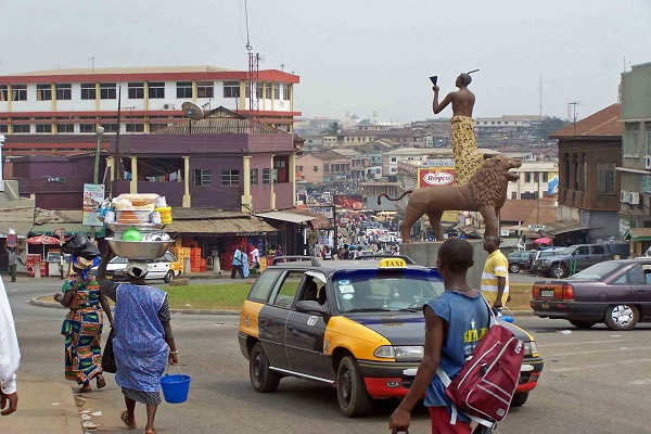 Kumasi is part of the areas observing the lockdown