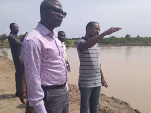 Officials monitoring the progress