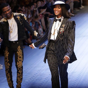 Supermodel Naomi Campbell And Nigerian Singer, Wizkid