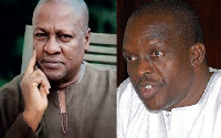 Former President John Dramani Mahama and Alban Bagbin, Second Deputy Speaker