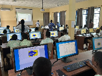 The newly built ICT centre for Artur Fischer Catholic Basic School