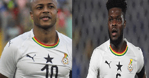 Black Stars duo, Andre Dede Ayew and Thomas Teye Partey