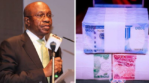 Godwin Emefiele and some naira notes