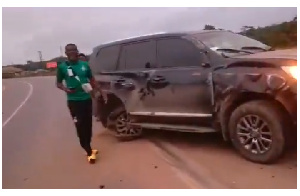 Otto Addo and other executives were involved in an accident