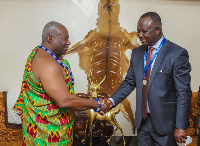 The First Deputy Speaker of Parliament, Joseph Osei-Owusu was honoured by Neenyi Ghartey VII