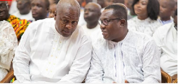 John Dramani Mahama and Samuel Ofosu Ampofo