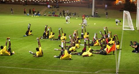 22 players out of the invited 24 players turned up for Tuesday's training