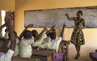 teacher in a classroom