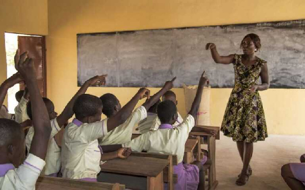 teacher in a classroom