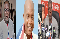 NPP National chairman, Freddie Blay; 'serial contender', Steven Ntim and former Chairman MacManu