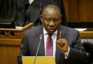 South African President Cyril Ramaphosa