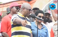 Mr. Mahama spoke at the NDC Unity Walk in CapeCoast