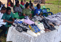 Items donated to the Agorvie Basic School