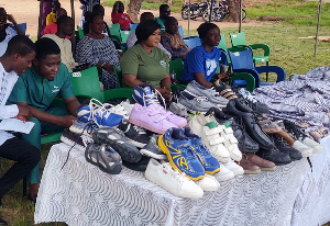 Items donated to the Agorvie Basic School