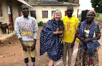 Tricia Walker [2nd from left] with some individuals